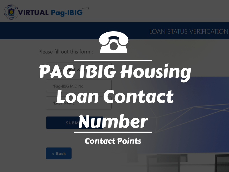 We have all the list of PAG IBIG Housing Loan Contact Number and hotline to chat with service support