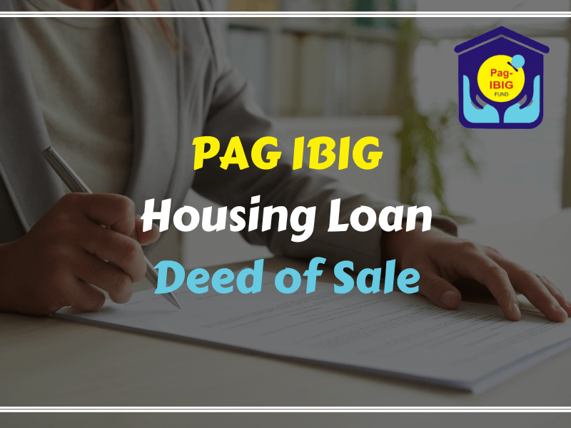 PAG IBIG Housing Loan Deed of Sale