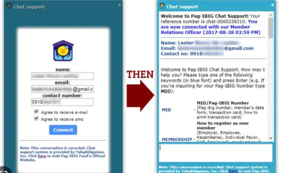 PAG IBIG MID NO VERIFICATION VIA WEBSITE SUPPORT AND CHAT