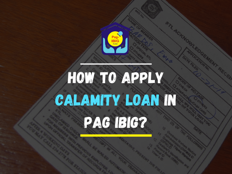 How to Apply Calamity Loan in PAG IBIG