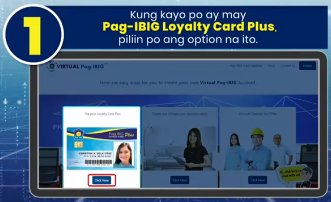 Virtual Pag-IBIG activation steps with Loyalty Card Plus:
