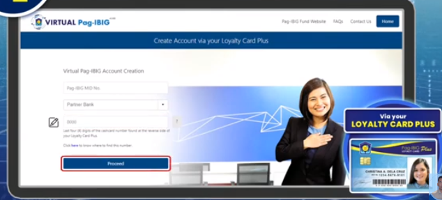 Virtual Pag-IBIG activation steps with Loyalty Card Plus:
