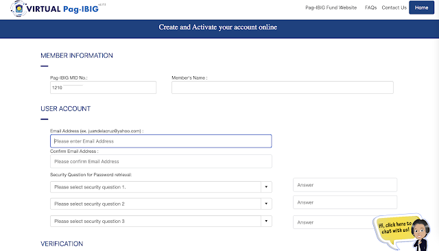 Activate Virtual Pag-IBIG Online Without Loyalty Card Plus: