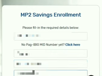 1st step to apply for pag big mp2