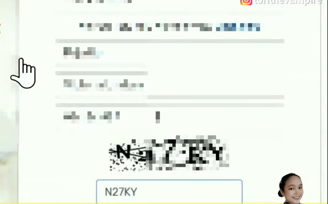 Captcha step on registering mp2