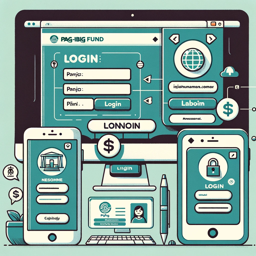 How to do login on Pag ibig fund website