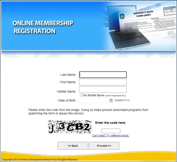 Major Requirements for Registration for PAG IBIG