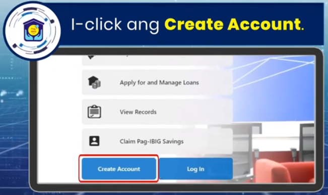 create account