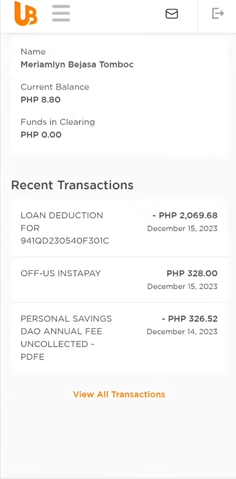 Here you can know How to get your SOA from Union Bank Online