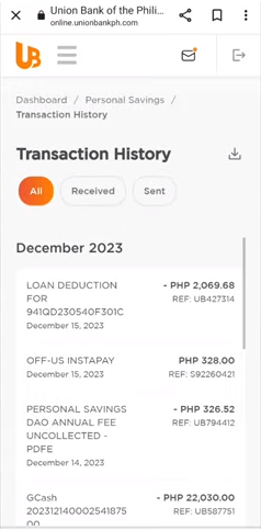 Process to Access your pag ibig SOA from Union Bank Online