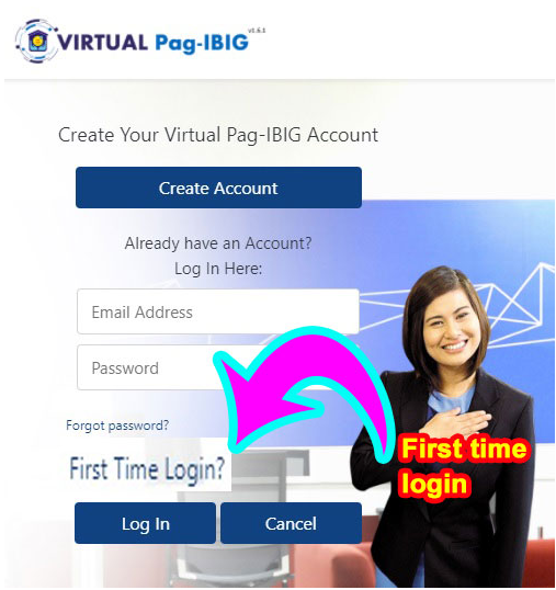 Here you can retrieve you pagibig account