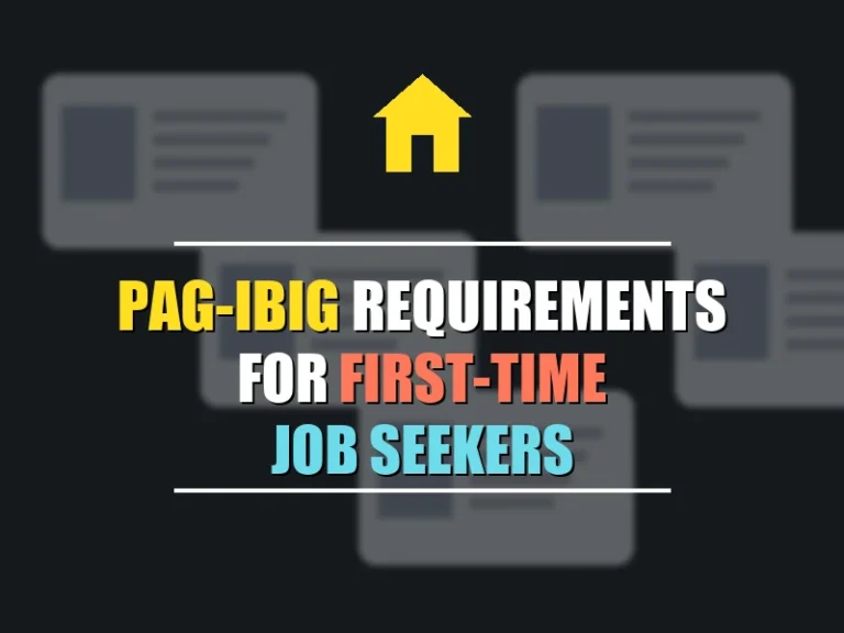 Pag-IBIG Requirements for First-Time Job Seekers (2026)